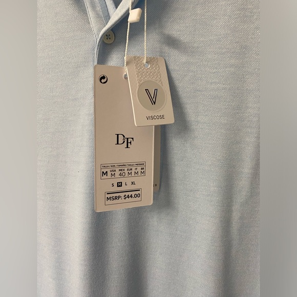 Light Blue Men’s polo size M - Picture 3 of 9